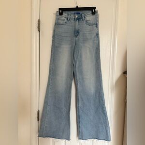 Women's Light Blue Wide Leg Jeans 26